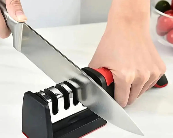 Ramzan Time-Saving 4-Stage Professional Kitchen Knife & Scissor Sharpener 🔪🌙