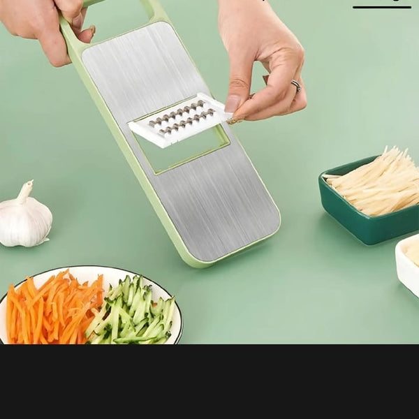 Time-Saving 5-in-1 Stainless Steel Vegetable Cutter for Ramzan Sehri & Iftari